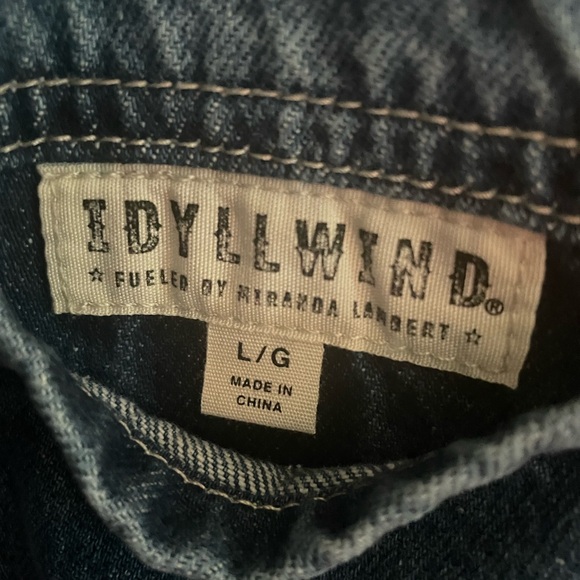 Idyllwind by Miranda Lambert Multicolor Patterned Jacket with Sherpa Collar - Picture 4 of 7